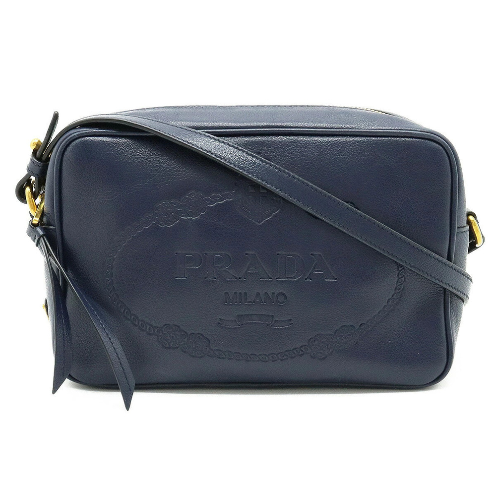 Prada Crossbody Bag Leather BALTICO Blue